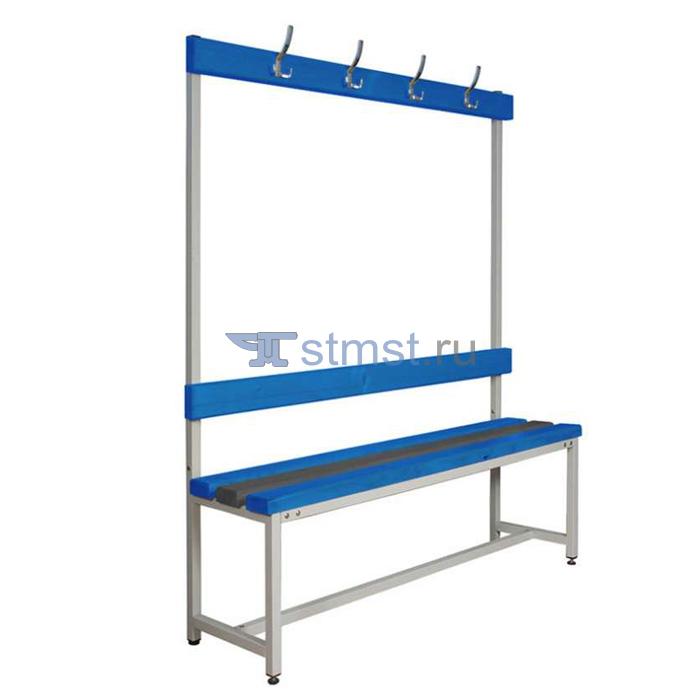 Скамейка СКП-1В-1000 с вешалкой